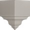 Ekena Millwork 3 1/8"P x 3 1/8"W x 7 3/4"H, Outside Corner for Moulding Profiles Less than 3 1/8"P and 3 7/8"H MOC03X03BI - alternate 2